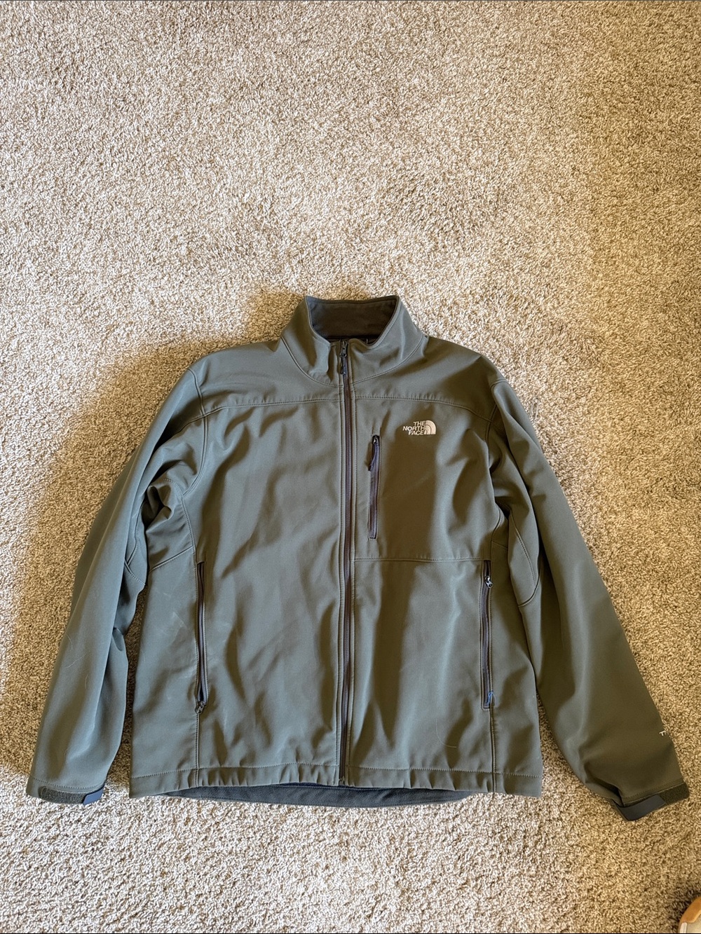 The North Face Olive Green Lightweight Softshell Jacket